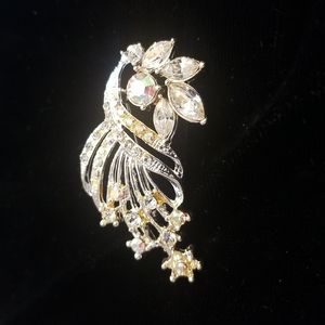 AB rhinestone brooch (2432)